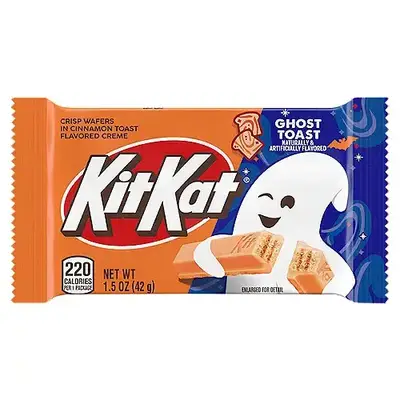 Шоколадный батончик Kit Kat Halloween Cinnamon Toast Flavored Creme Wafer Snack Size 42 г (7311) фото 1