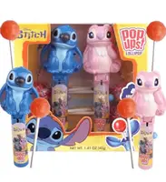 Набір льодяників з тримачем Disney Stitch Pop Ups! Lollipop 40г