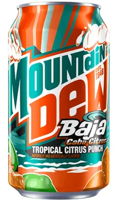 Газированный напиток Mountain Dew Baja Blast Cabo Citrus 355мл (10784) фото 1