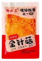 Китайские снеки Instant Meal Spicy Enoki грибы эноки в красном масле 25г