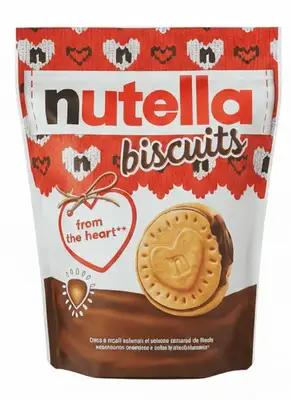 Печиво Ferrero Nutella Biscuits Christmas Winter Edition 304г (4292) фото 1