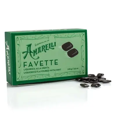 Лакричная пастила Amarelli Favette Box мятные 100g (4125) фото 1