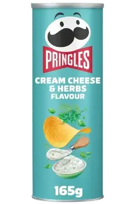 Чіпси Pringles Cream Cheese Herbs 165г (8136) фото 1