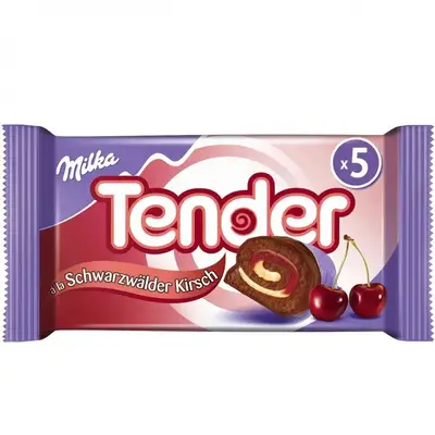 Шоколадный Десерт Milka Tender Cherry 185g (2502) фото 1