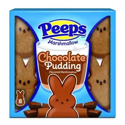 Зайчики с маршмеллоу Peeps Chocolate Pudding 8 chicks 85g (1791) фото 1
