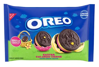 Печенье Oreo Easter Colored Creme Sandwich Cookies 202г (10877) фото 1
