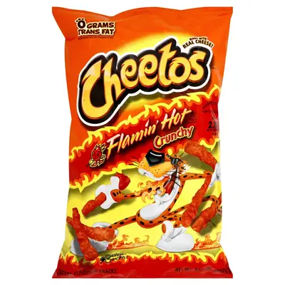 Острые Чипсы Cheetos Flamin Hot Crunchy 240.9g (1229) фото 1