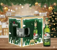 Пивний подарунковий набір з кружкою Pilsner Urquell Beer Lager Light 8шт × 0.5л