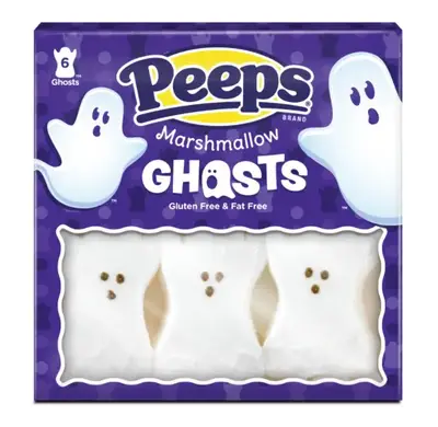 Маршмеллоу Peeps Ghost Marshmallow Halloween candy 85g (2077) фото 1