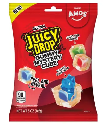 Жевательные конфеты Amos Juicy Drop Gummy Mystery Cube Original 142г (10886) фото 1