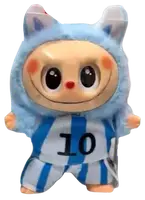 Мягкая игрушка Лабубу LAND The Monsters Labubu Basketball NBA Голубая, 1шт