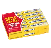 Упаковка жевательных резинок Wrigley's Juicy Fruit 200 шт. (годен до 07.04.2025 г.)