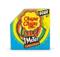 Жевательная конфета Chupa Chups 1 Metre Sour Belt Rainbow Candy 55г