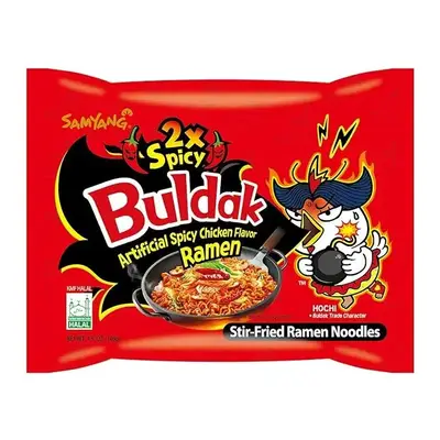 Лапша быстрого приготовления Buldak Samyang 2x Spicy Hot Chicken Ramen 140 g (5753) фото 1