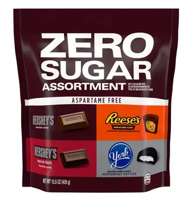Цукерки Hershey's Reese's York Zero Sugar Assorted Flavored Candy 439г (11603) фото 1
