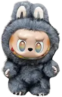 Большая игрушка Лабубу Дракончик Pop Mart The Monsters Labubu Grey Zimomo 38см