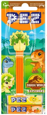Диспенсер с конфетами Pez Jurassic World Triceratops 17г (10204) фото 1