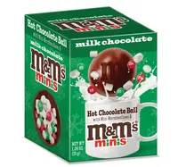 Шоколадная бомбочка с драже и мини-маршмеллоу M&M's Minis Milk Chocolate Hot Chocolate Ball 31г