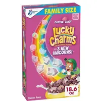 Сухий сніданок General Mills Lucky Charms Unicorn Cotton Candy Family Size 527г