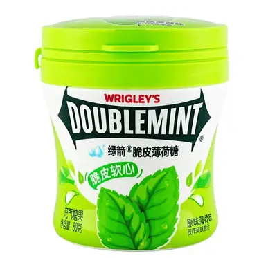 Драже Wrigley's Doublemint Crispy Soft Mint Original 80г (10913) фото 1