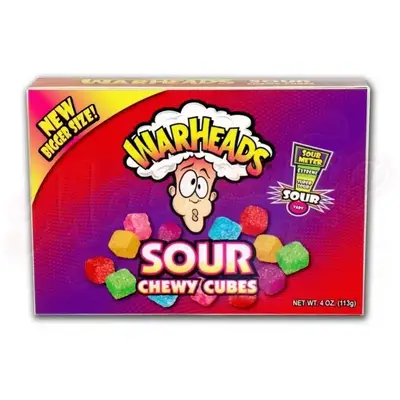 Желейки WarHeads Chewy Cubes 113g (1202) фото 1