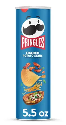 Чіпси Pringles Loaded Potato Skins Potato Crisps Chips 158г (8649) фото 1