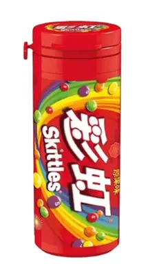 Драже Skittles Classic Red Tube China 30г (9278) фото 1
