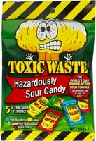 Жевательные конфеты Toxic Waste Hazardously Sour Bag 57г