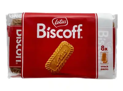 Печиво Lotus Biscoff Caramelized Biscuit Cookies 8 х 2шт (11138) фото 1