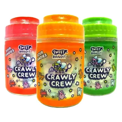 Кислі цукерки Sweet Bandit Crawly Crew Sour Candies 70g Лайм (4221) фото 1