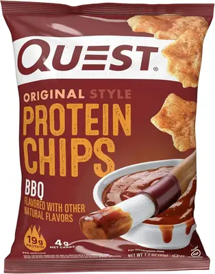 Чіпси Quest Protein Chips BBQ 32г (10798) фото 1