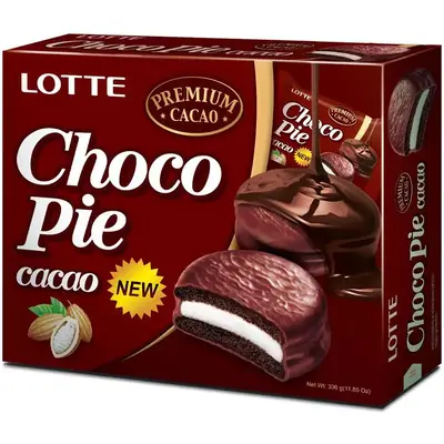 Десерт Choco Pie Cacao 12 packs 336g (1600) фото 1