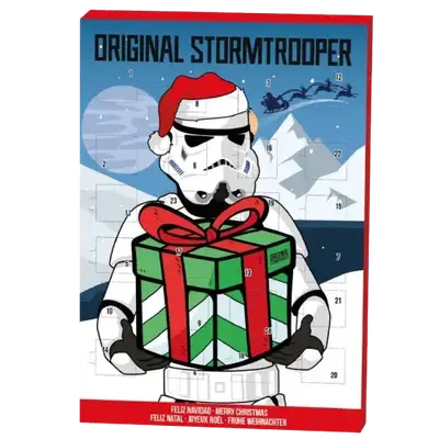 Адвент календарь с шоколадом Star Wars Stormtrooper Original Adventskalender 75г (7714) фото 1
