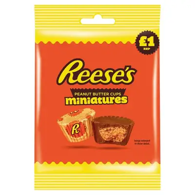 Шоколад Reese's Peanut Butter Miniatures 70 g (4867) фото 1