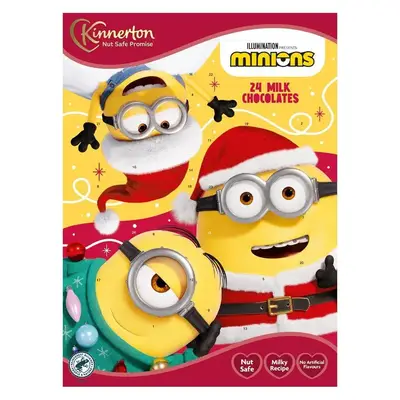 Адвент Календарь Kinnerton Minions Red Advent Calendar 40g (3970) фото 1
