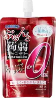 Японская конфета жидкое желе Orihiro Purunto Konnyaku Jelly Apple, 130 г
