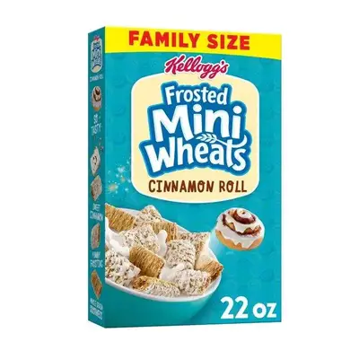 Сухий заврак kellogg's Frosted Mini-Wheats Cinnamon Roll 623g (2170) фото 1
