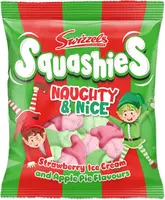 Жевательные конфеты Swizzels Squashies CHRISTMAS Naughty Nice Bag 120 г