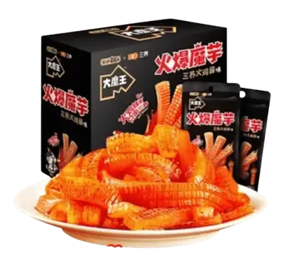 Острые снеки Buldak Da Mowang Konjac Snack Samyang 20шт х 15г (9208) фото 1