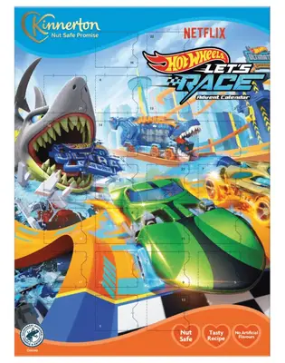 Адвент-календар Kinnerton Hot Wheels Advent Calendar 40г (9671) фото 1