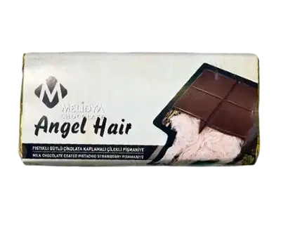 Дубайський шоколад Melidya Angel Hair з полуничною пішманіє та фісташками 165г (8504) фото 1