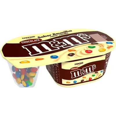 Йогурт Danone M&amp;M's Chocolate с ванильным вкусом, 120 г (6289) фото 1