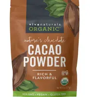 Органічний какао порошок Viva Naturals Organic Cacao Powder 227г