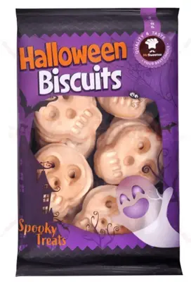 Печиво Halloween Biscuits Boo Spooky Treats Skull 200г (12045) фото 1