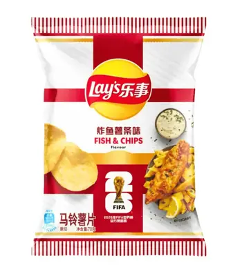 Чіпси Lay's FIFA Fish &amp; Chips 70г (11023) фото 1