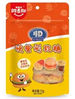 Желейні цукерки Amos 4D Fast Food Assorted Flavor 72г
