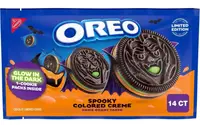 Печиво Oreo Halloween Green and Orange Creme 202г