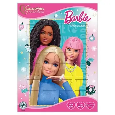 Адвент-календар Kinnerton Barbie Advent Calendar 40г (1420) фото 1