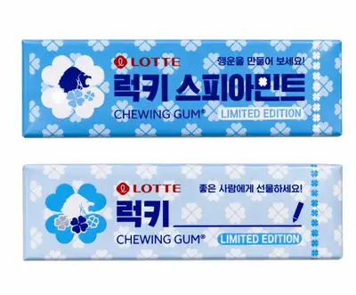 Жевательная резинка Lotte Spearmint Gum 1шт, 26г (11027) фото 1
