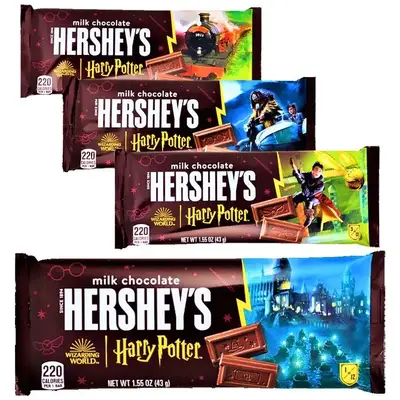 Шоколадный батончик Hershey's Harry Potter Limited Edition Milk Chocolate Bar 43g (5629) фото 1